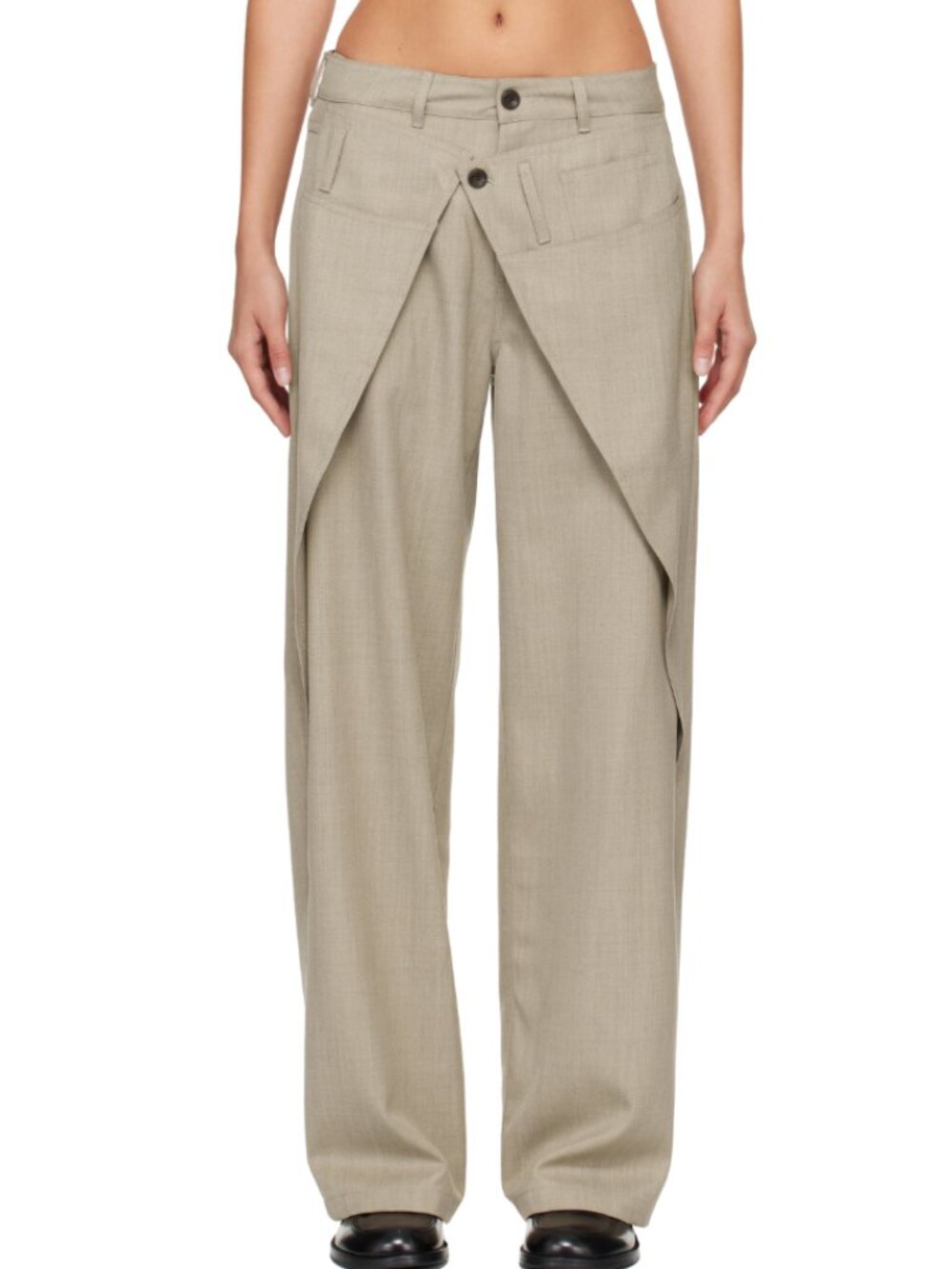 Andersson Bell Wool Wrap Trousers